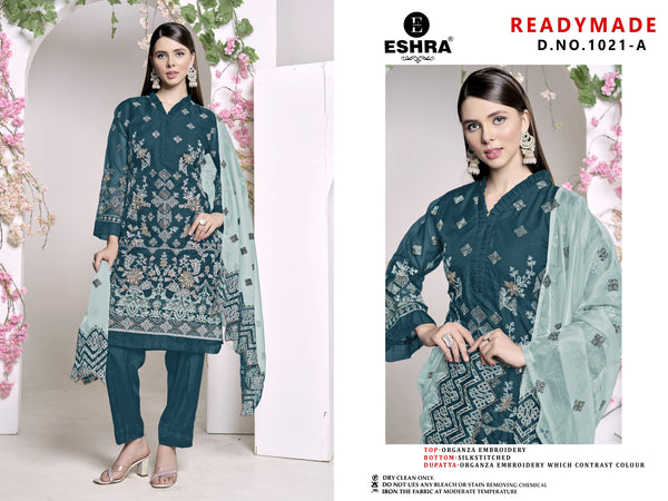 ESHRA READTMADE PAKISTANI SUIT- 1021