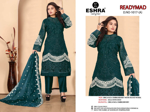 ESHRA READTMADE PAKISTANI SUIT- 1017